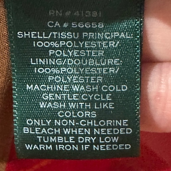 Lauren Ralph Lauren Serape Georgette Multicolor Striped A-Line Skirt Sz 14 boho - Picture 5 of 6